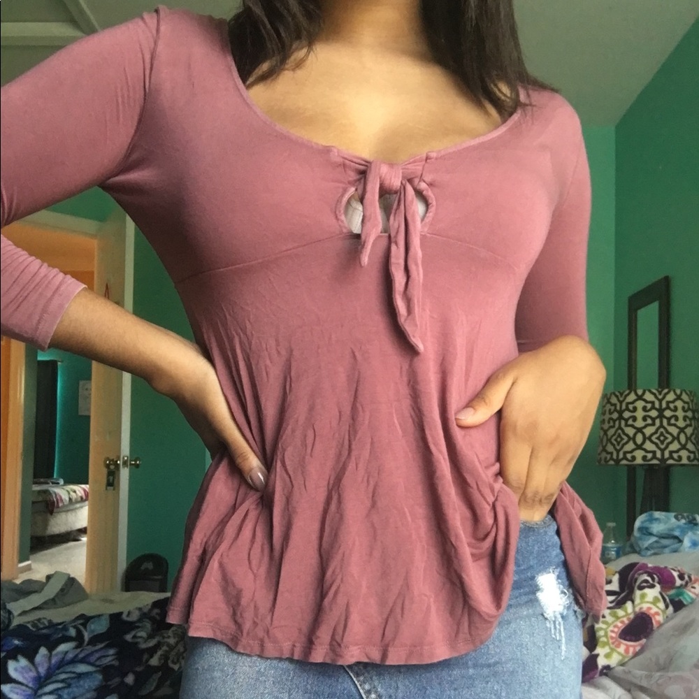 Cute low cut shirt
